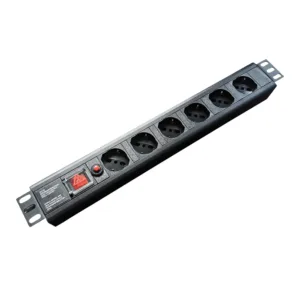 6way schuko Italian socket power distribution unit for server rack